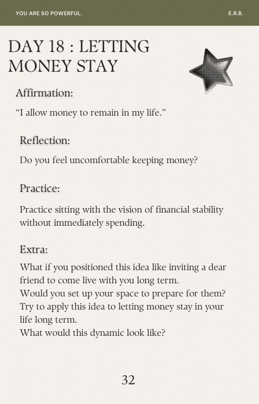 MY FRIEND, MONEY.